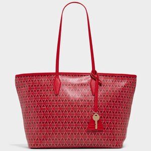 Lost Key Tote Bag Purse Red